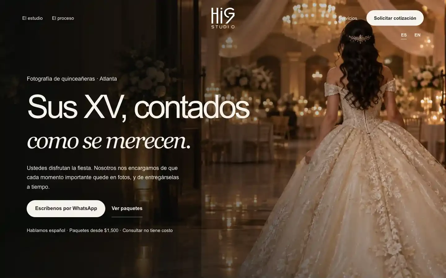 HIG.Studio website design case