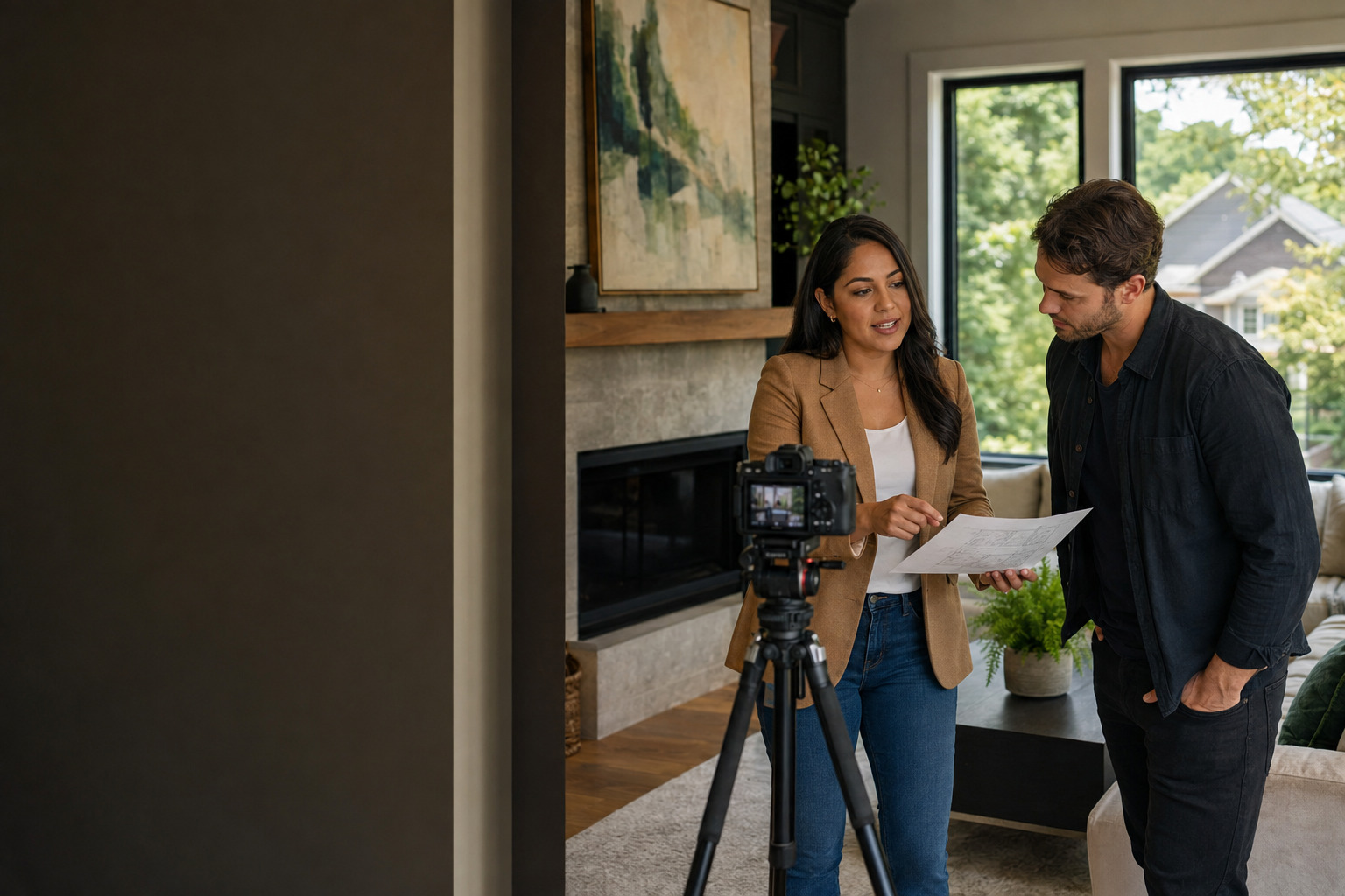 Representative real estate visibility scene